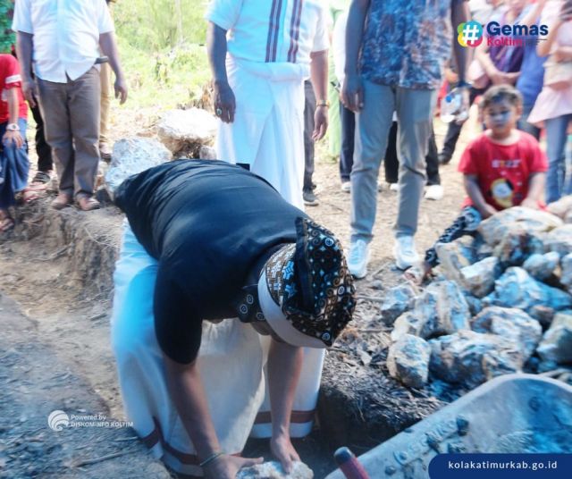 Bupati Mulai Pembangunan Gereja Kibaid Jemaat Tinondo