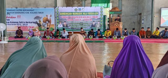 Pemda Koltim Gelar  Bimbingan Manasik Haji