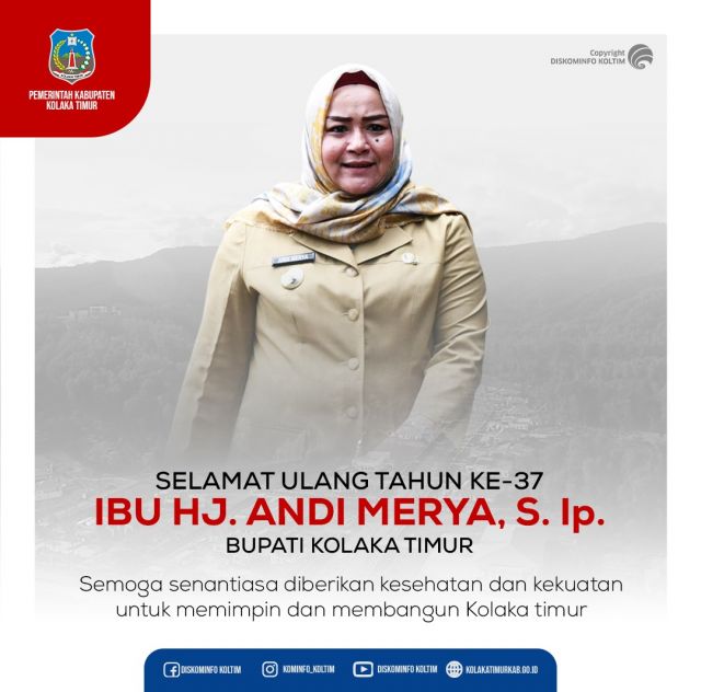 SELAMAT BERTAMBAH USIA IBU BUPATI YANG KE-37