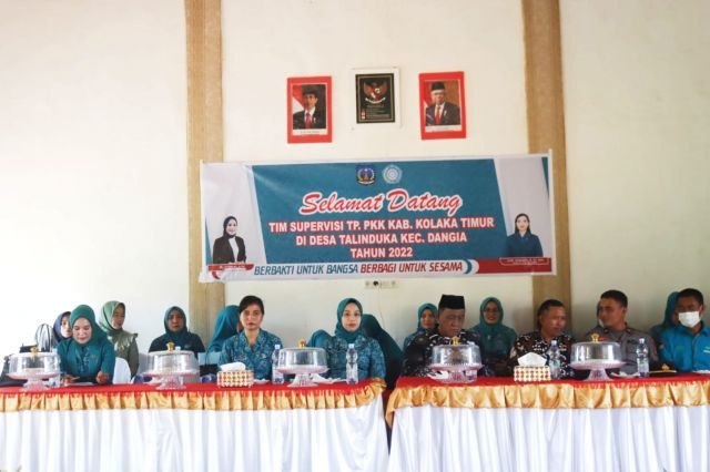 Talinduka Wakili Dangia Lomba PKK Tingkat Kabupaten 2022