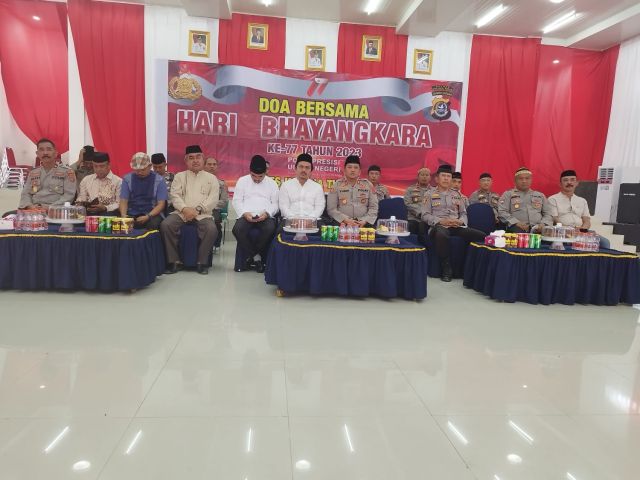 Bupati dan Kapolres Koltim ikut Doa Bersama Kapolri Via Zoom meeting