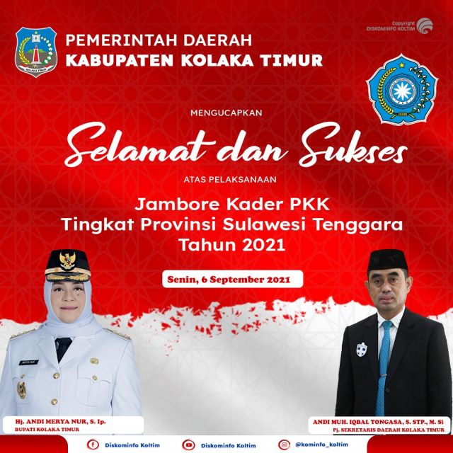 SELAMAT ATAS TERSELENGGARANYA JAMBORE KADER PKK