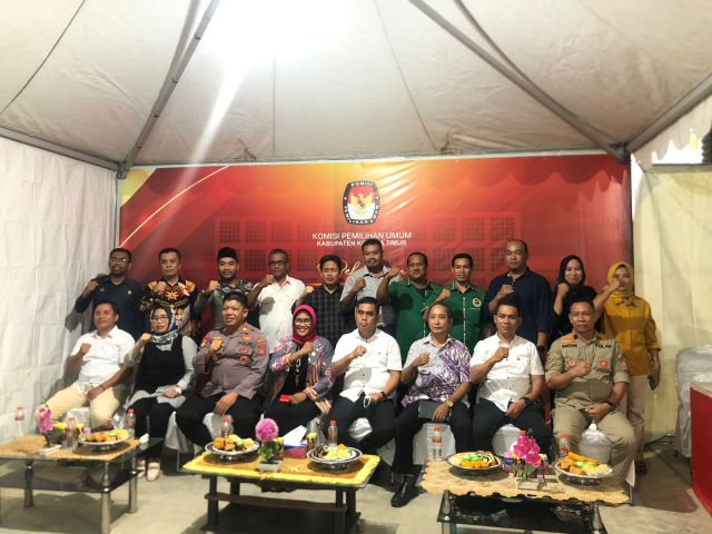 Sekda Koltim Hadiri Peluncuran Tahapan Pemilu 2024