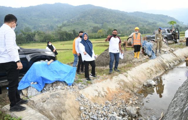 Bupati Minta Rehabilitasi Irigasi Ulu Mowewe Ditingkatkan Kualitasnya