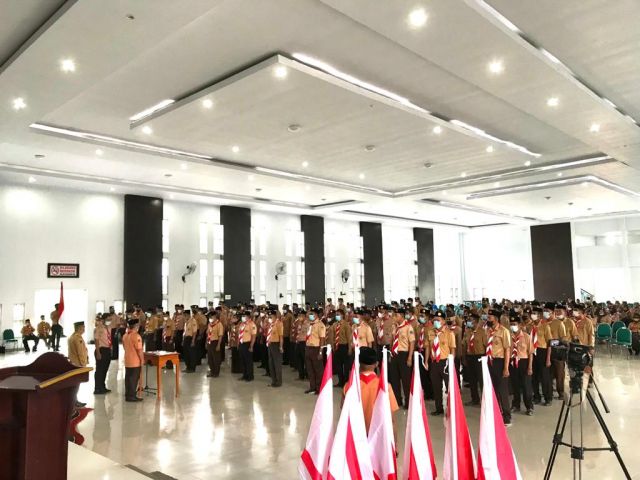 Bupati Lantik Pengurus Pramuka Tingkat Kecamatan