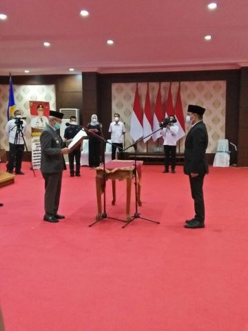 Wagub Sultra Lantik H Belli Jabat Pj Sekda Koltim