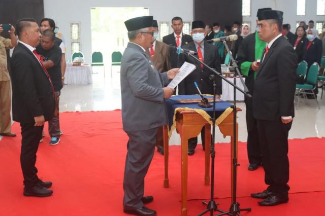 Iqbal Tongasa Resmi Jabat Sekda Koltim