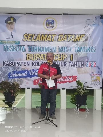 Pj Bupati Support Perkembangan Bulu Tangkis di Koltim