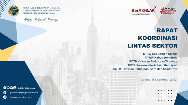 Paparan di Kementerian ATR, Bupati Sampaikan Pentingnya Kawasan Tirawuta