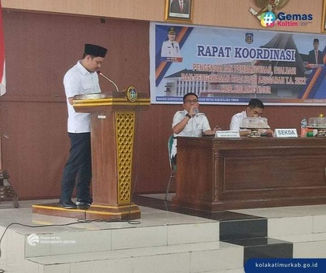 Buka  RakorPengendalian Pembangunan Koltim Tahun 2022. 