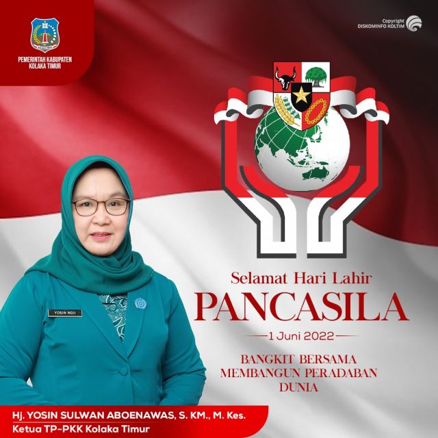 UCAPAN TP PKK HARLAH PANCASILA 2022