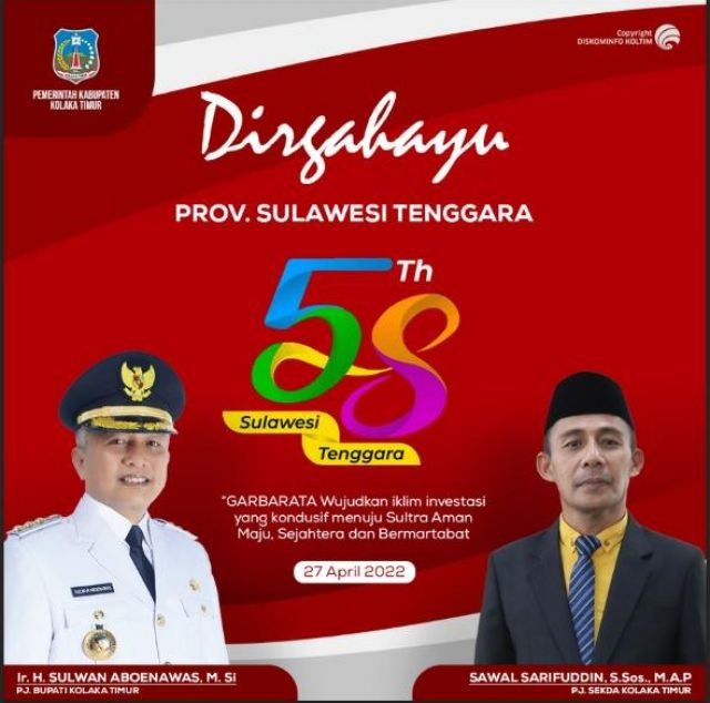 UCAPAN HUT SULTRA KE-58