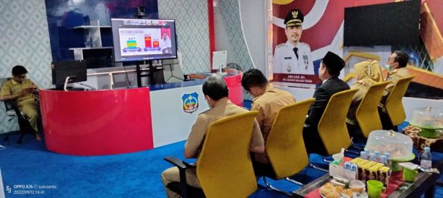 Bupati dan Sekda Koltim Ikuti Pertemuan dengan Presiden Secara Daring