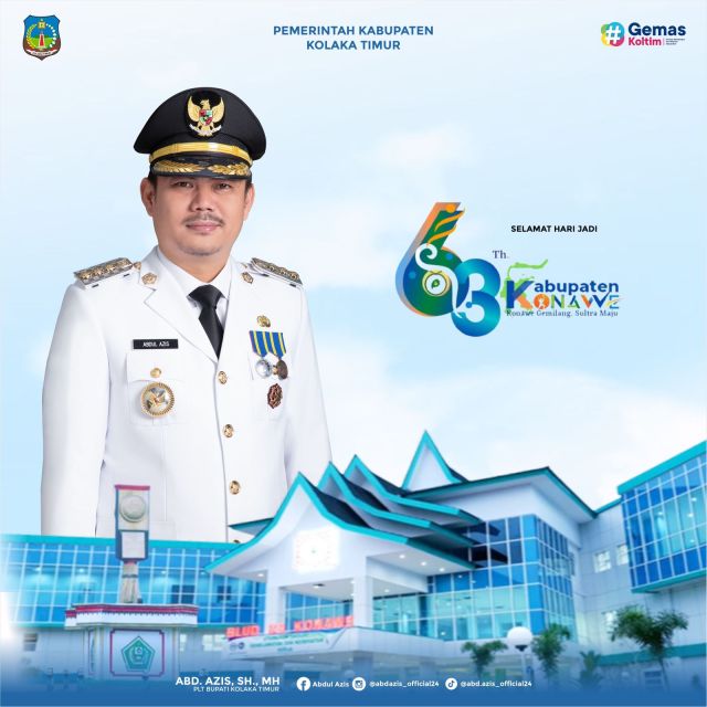 Selamat Hari Jadi Kabupaten Konawe yang ke 63 Tahun 2023