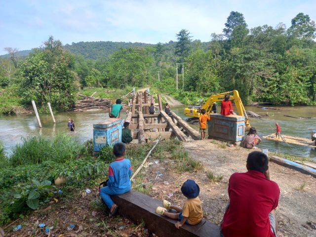 Jembatan Alaaha Bakal Segera Bisa Dilalui